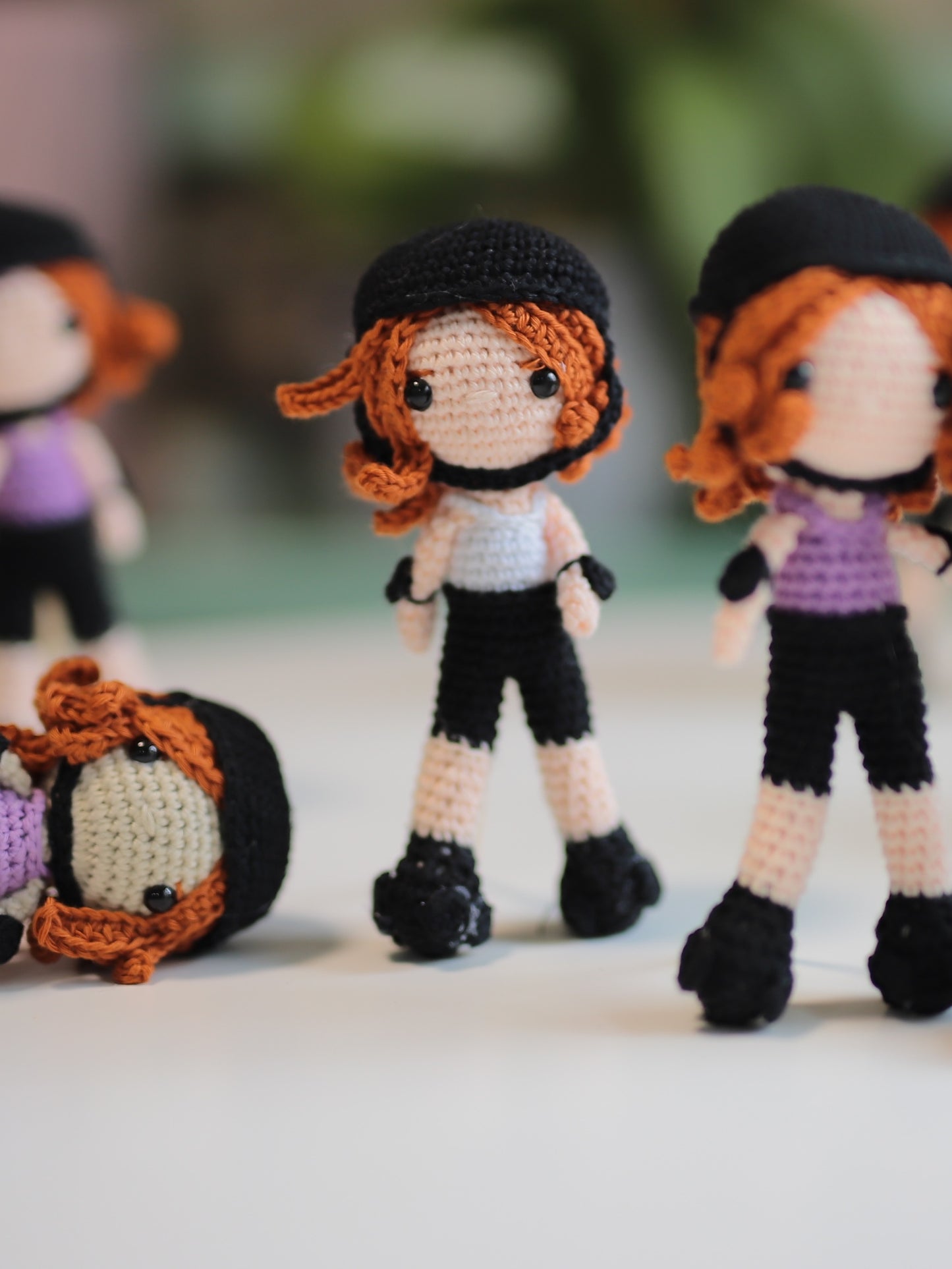 Derby Doll Keychain by CroChic