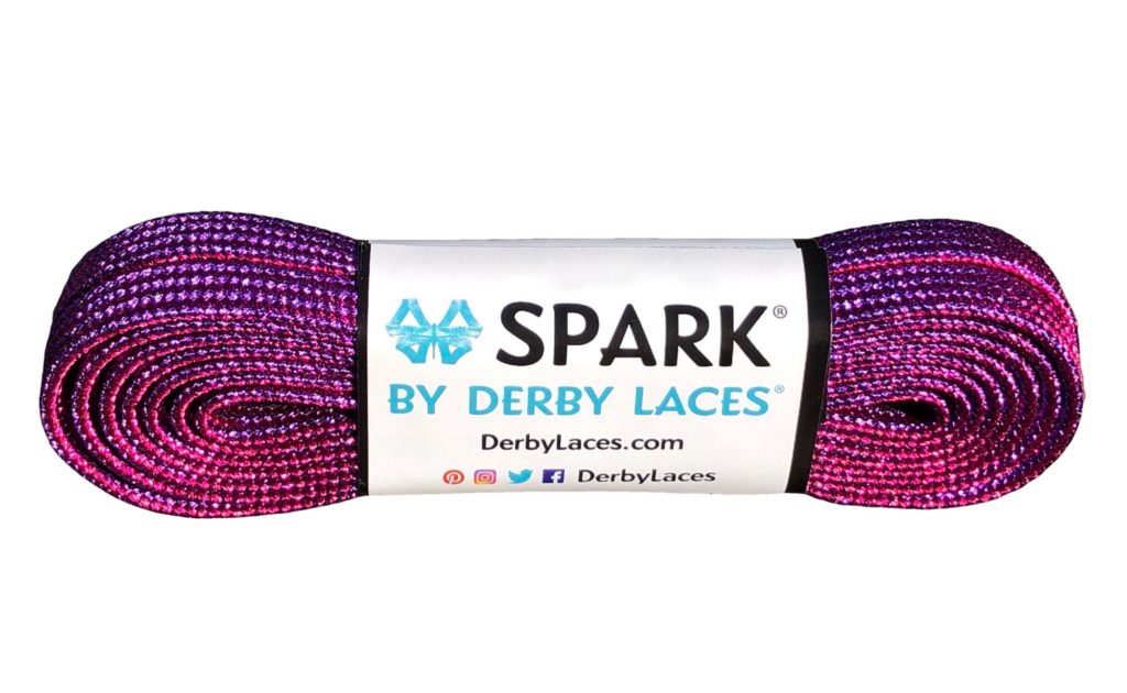 Derby Laces SPARK METALLIC 7-9 mm