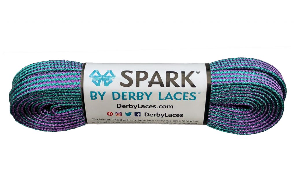 Derby Laces SPARK METALLIC 7-9 mm