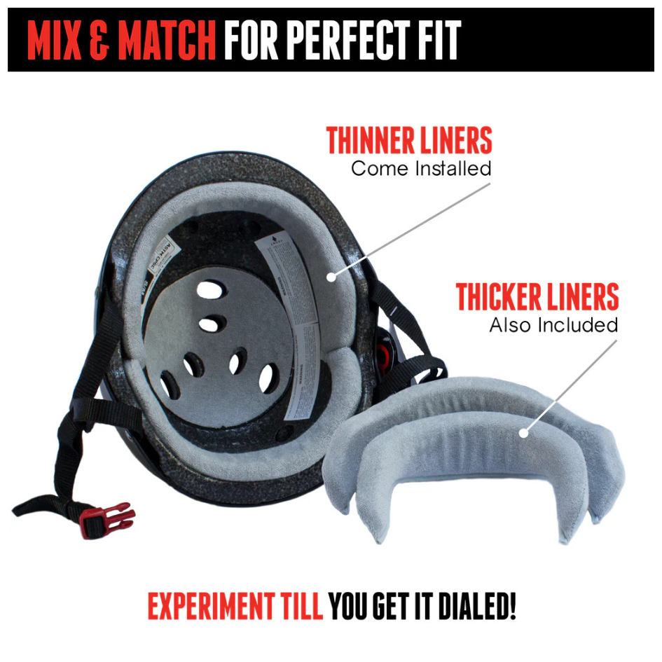 Triple 8 Sweatsaver Helmet with Visor