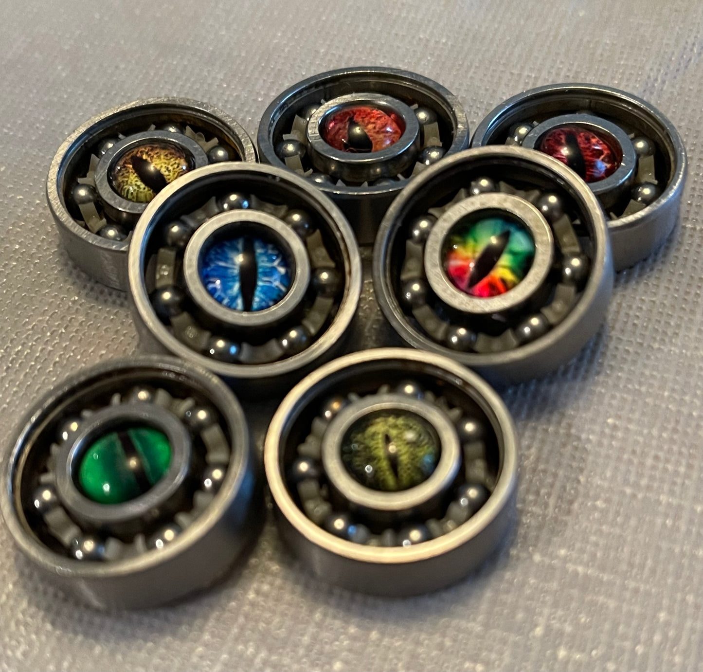Upcycled Bearings Keychains and Necklaces
