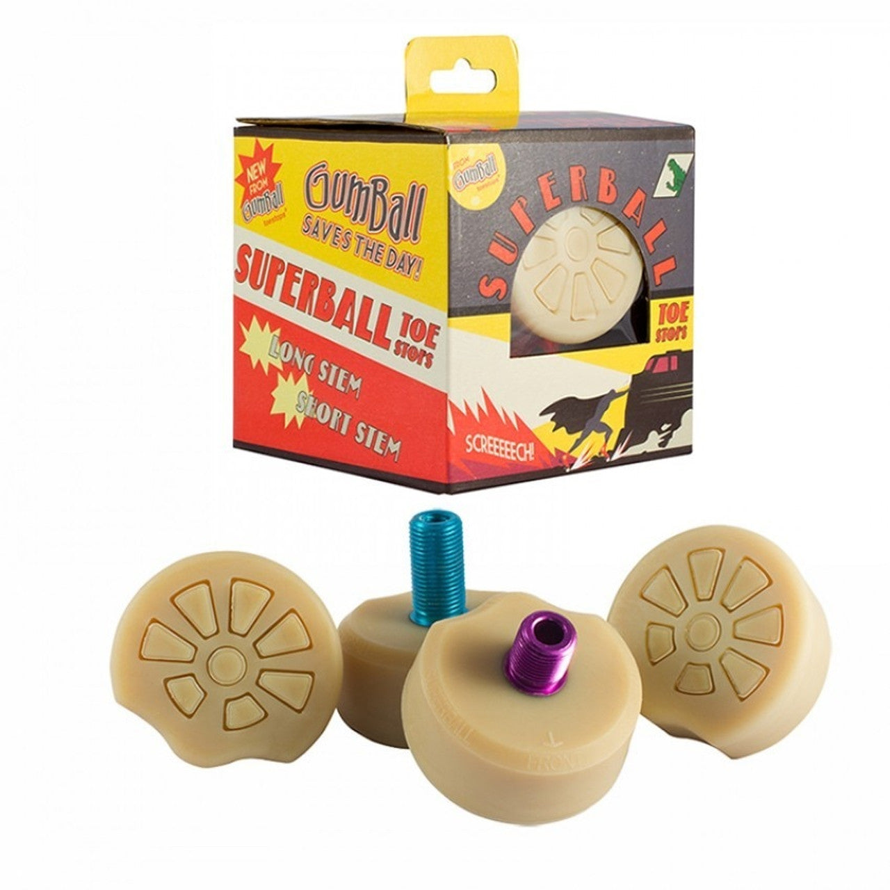 Gumball Superball Toe Stops