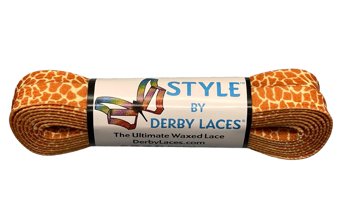 Derby Laces STYLE "GONE WILD" 10mm Waxed